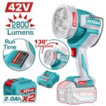 Lampă de lucru cu acumulator Total TWLI42896E, 42V, 2800 lumeni