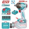 Mașină de înșurubat cu impact Total TIWLI42462E, 42V, 460 Nm, motor brushless, 2x acumulator 2.0Ah - imagine 1