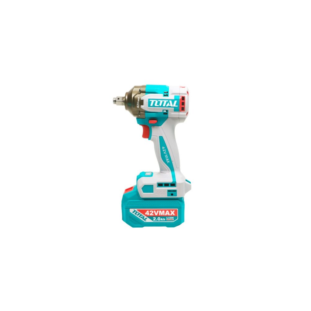 Mașină de înșurubat cu impact Total TIWLI42462E, 42V, 460 Nm, motor brushless, 2x acumulator 2.0Ah - imagine 2
