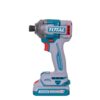 Mașină de înșurubat cu impact acumulator Total TLI2028E P20S 20V 285 Nm Brushless 2x2.0Ah - imagine 3
