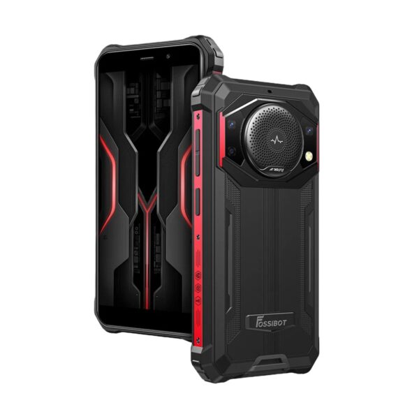 Telefon Mobil FOSSIBOT F101P Roșu, Rugged, 16.2mm, 350g - imagine 1