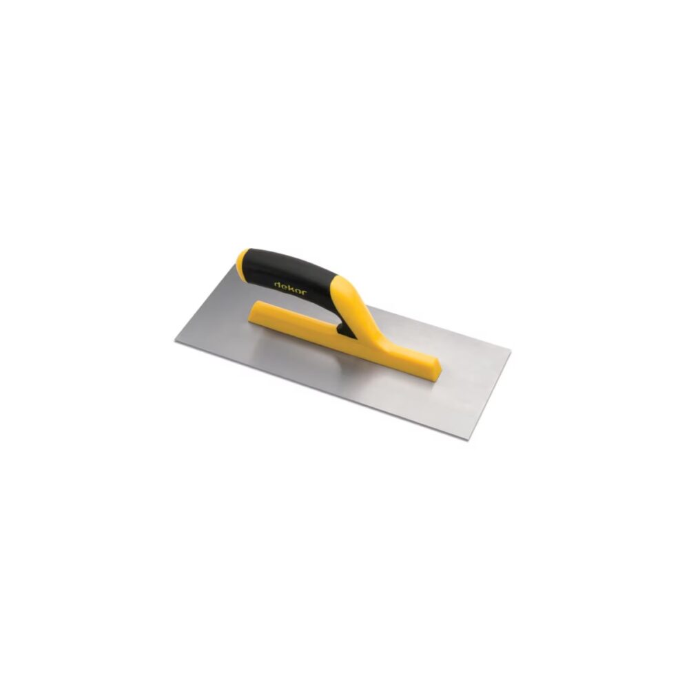 Gletieră Dekor 094, lamă metalică, mâner ergonomic bicolor - imagine 1