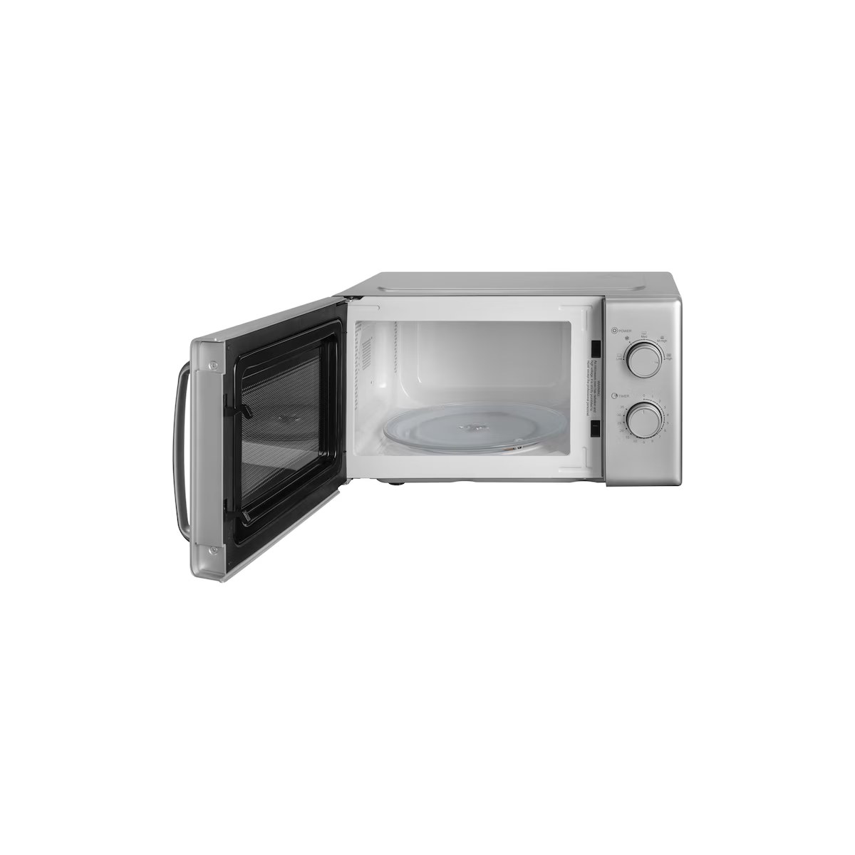Cuptor cu microunde Daewoo KOR6S20S2, control manual, argintiu - imagine 3