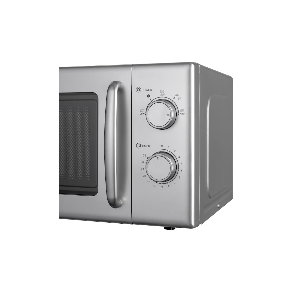 Cuptor cu microunde Daewoo KOR6S20S2, control manual, argintiu - imagine 4