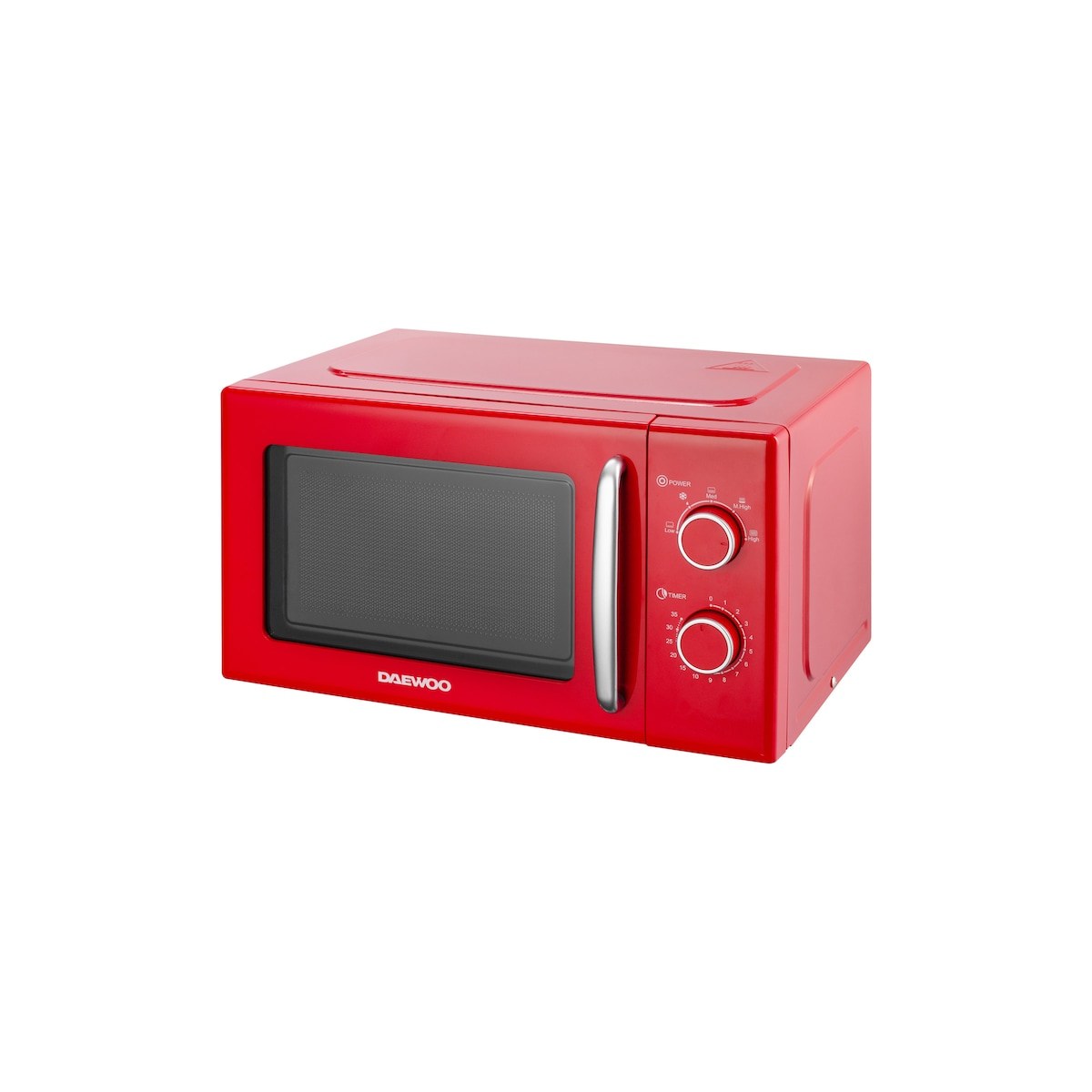 Cuptor cu microunde Daewoo KOR6920R2, roșu, control prin manșoane - imagine 2