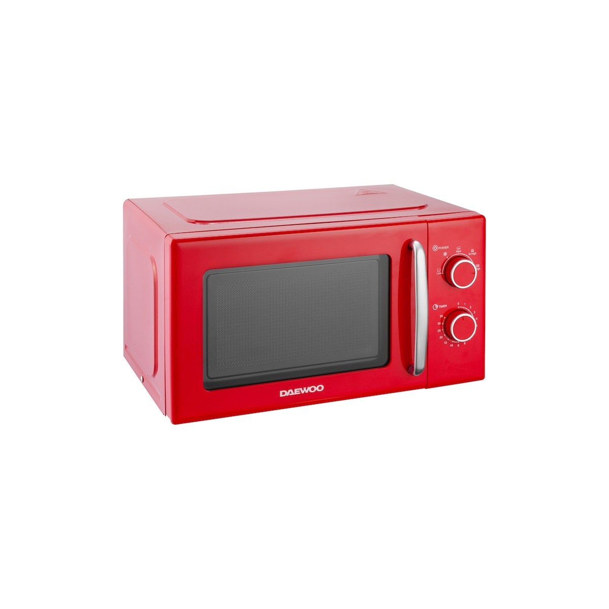Cuptor cu microunde Daewoo KOR6920R2, roșu, control prin manșoane - imagine 4