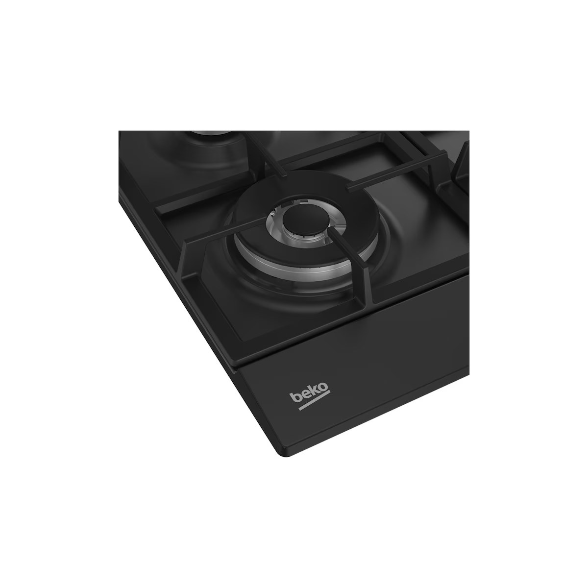 Plită pe gaz Beko HIAW64225SB, 4 arzătoare, neagră - imagine 3