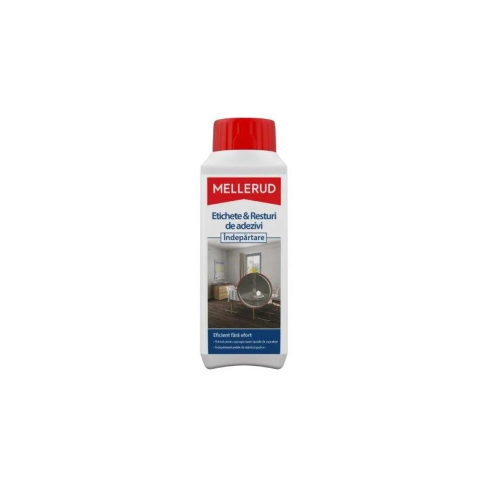 Soluție Mellerud pentru îndepărtarea etichetelor și resturilor de adezivi 0.25 L - imagine 1
