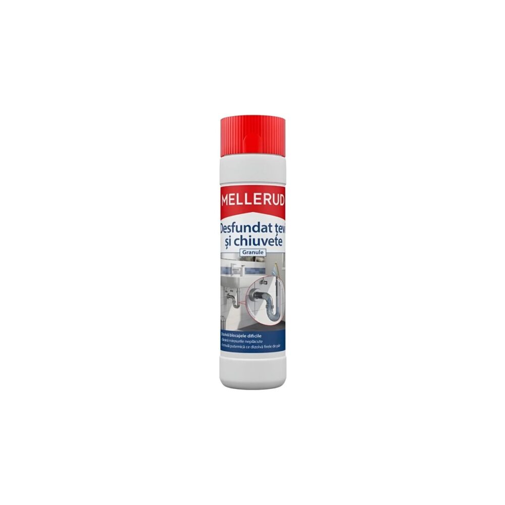 Desfundat țevi și chiuvete granule 0.6 kg Mellerud - imagine 1