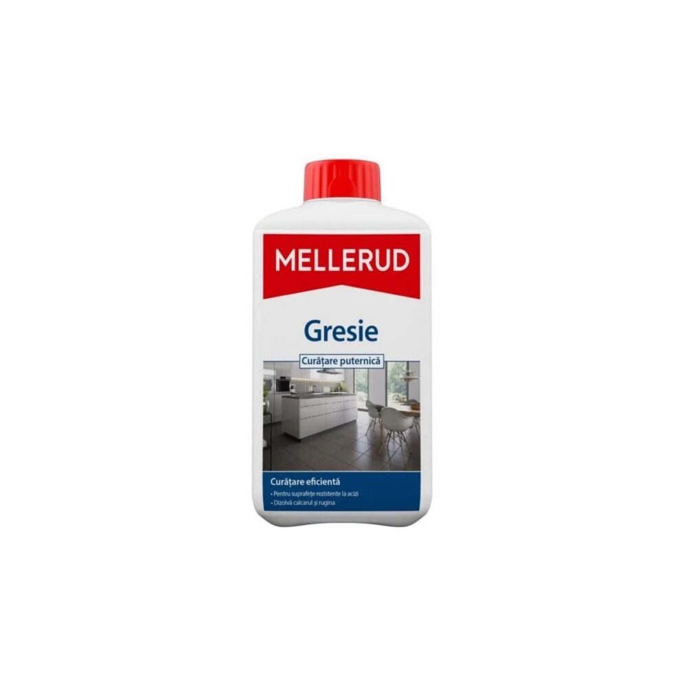 Soluție curățat gresie Mellerud 1L, curățare puternică - imagine 1
