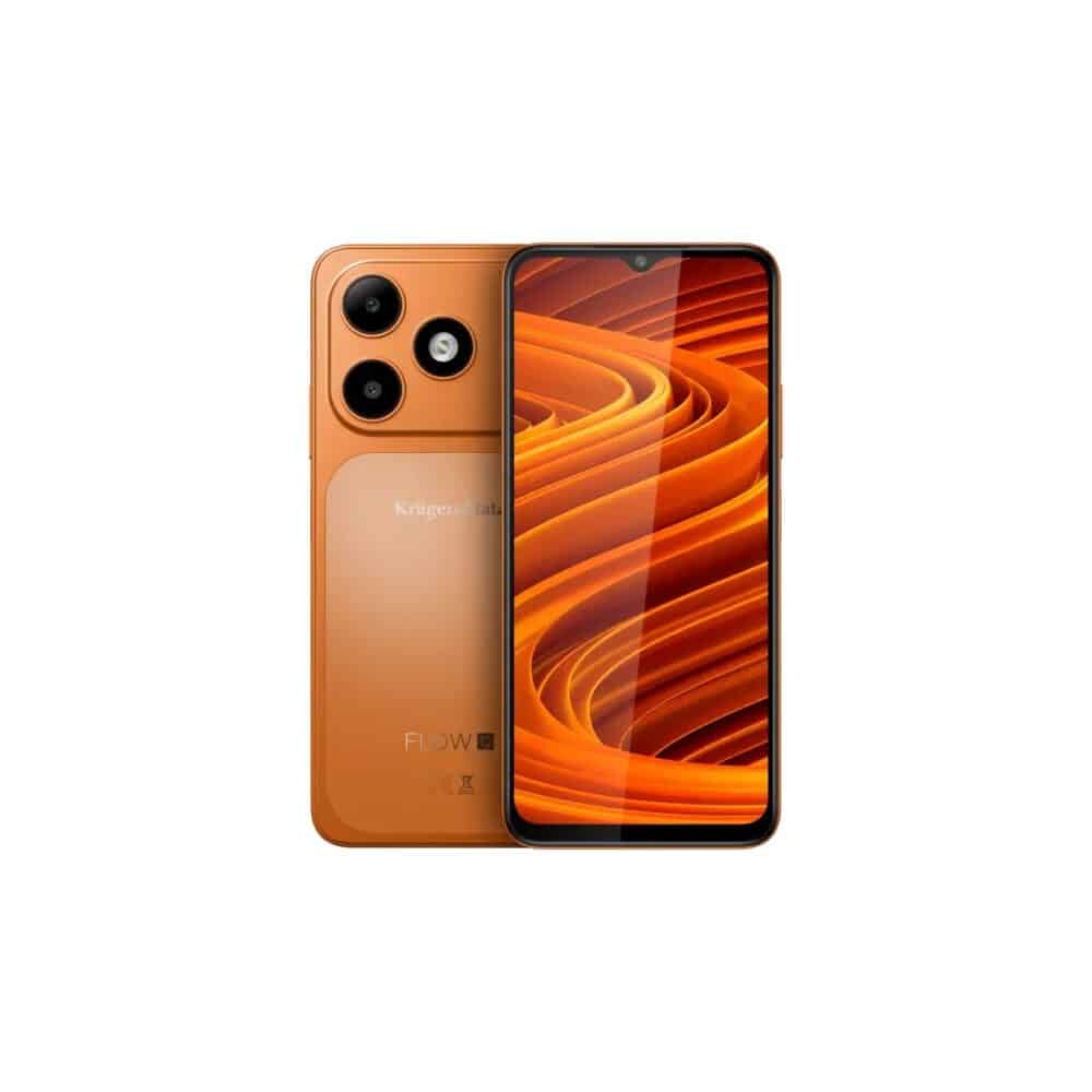 Telefon mobil Krigers Flow 12, cameră triplă, Orange - imagine 1
