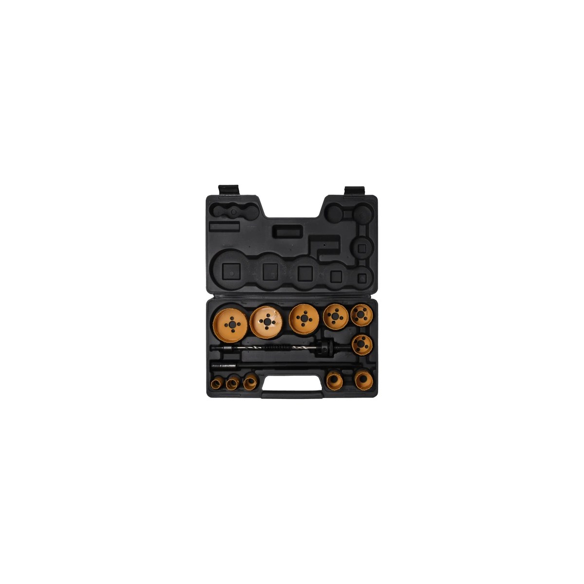 Set carote bimetale Dedra D08WZ04, 15 piese, 19-68 mm - imagine 1