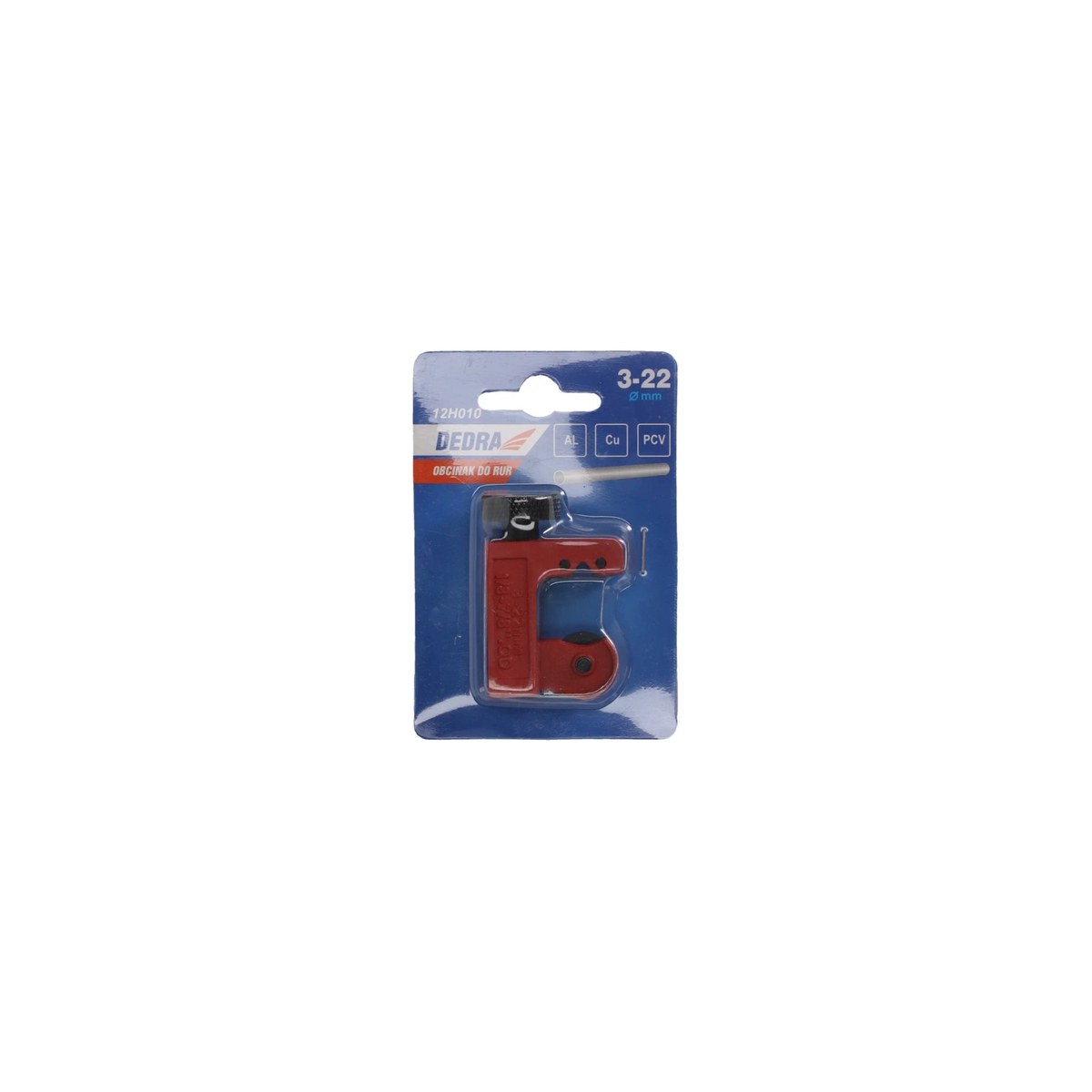 Tăietor de țevi Dedra 12H010, 3-22 mm, pentru aluminiu, cupru și PVC - imagine 3