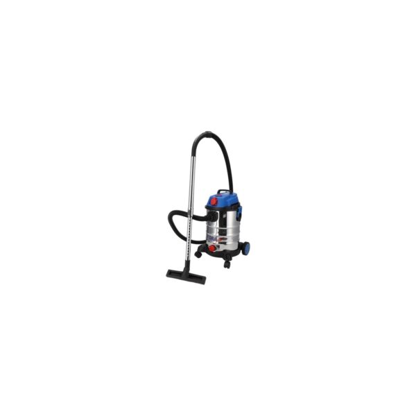 Aspirator umed-uscat DEDRA DED6601, recipient inox, cu priză pentru scule - imagine 1