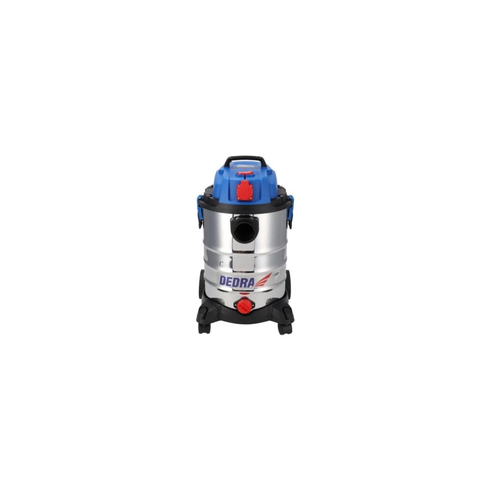 Aspirator umed-uscat DEDRA DED6601, recipient inox, cu priză pentru scule - imagine 2