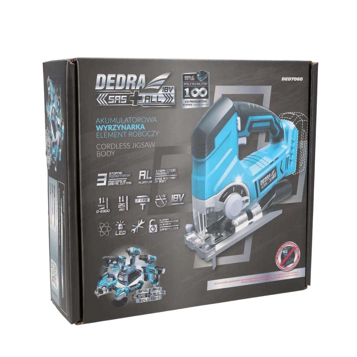 Fierăstrău pendular Dedra DED7060, 18V, fără acumulator și încărcător - imagine 4