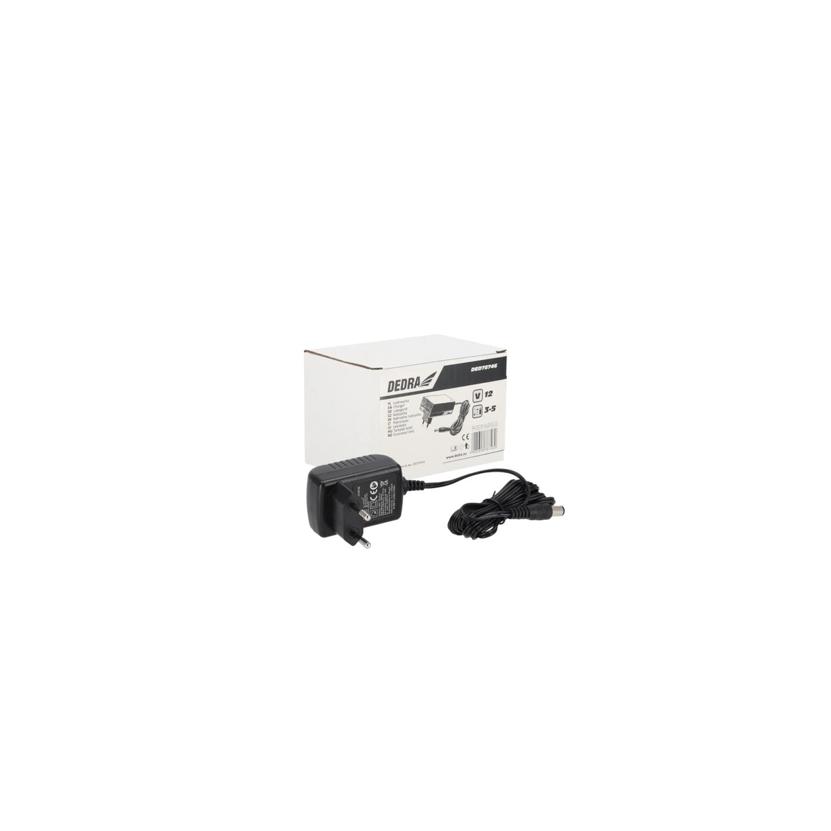Încărcător lent Dedra DED78746 pentru acumulatori, 12 V
