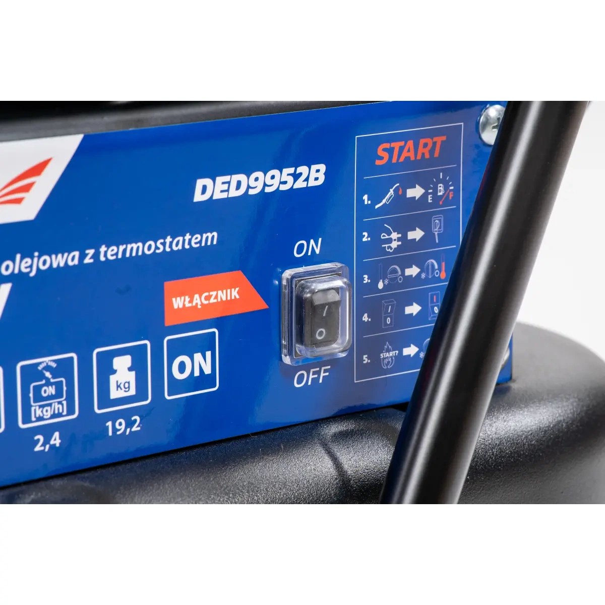 Aeroteră cu gazolei Dedra DED9952B, cu termostat, consum 2,4 kg/h - imagine 5