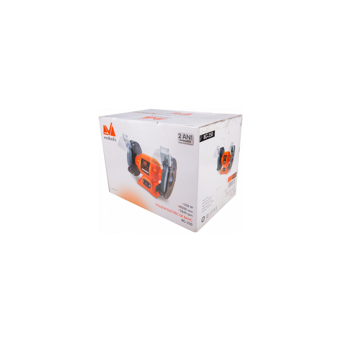 Polizor electric de banc evatools BG-350, 350 W, disc 280 mm - imagine 3