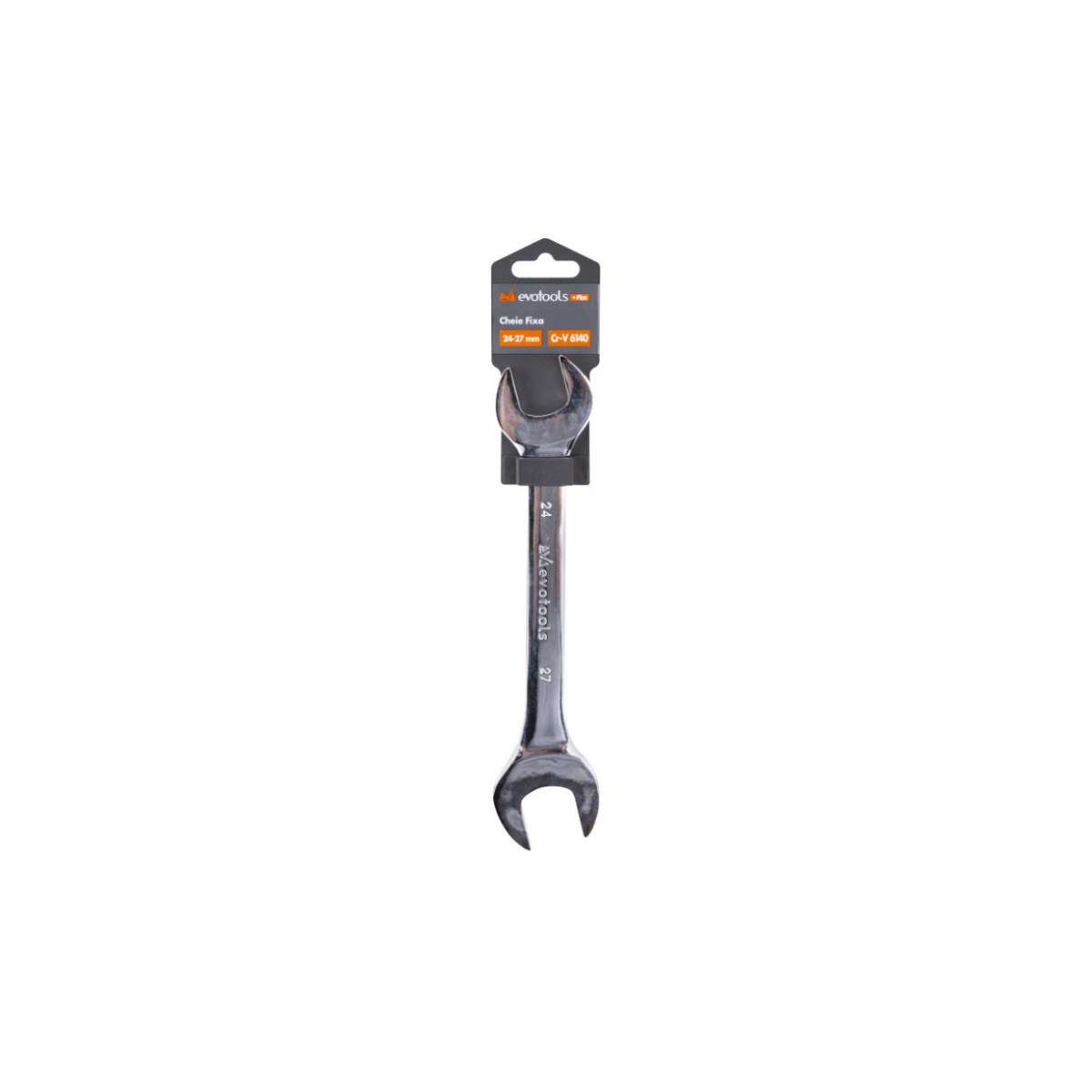 Cheie combinată fixă 24-27 mm evotools Cr-V 6140 - imagine 2