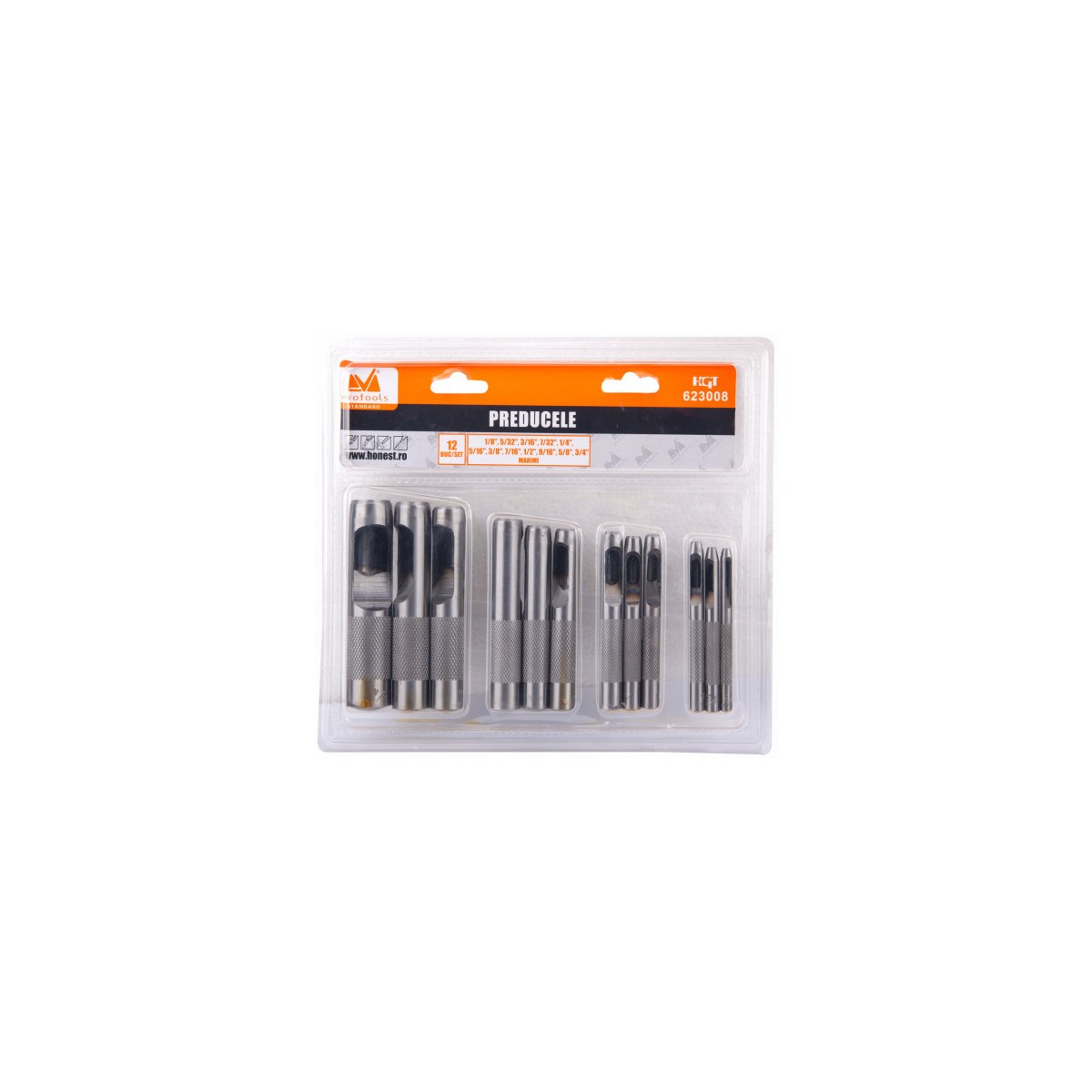 Set 12 Preducere pentru Filet Honest Tools HGT 623008 - imagine 2