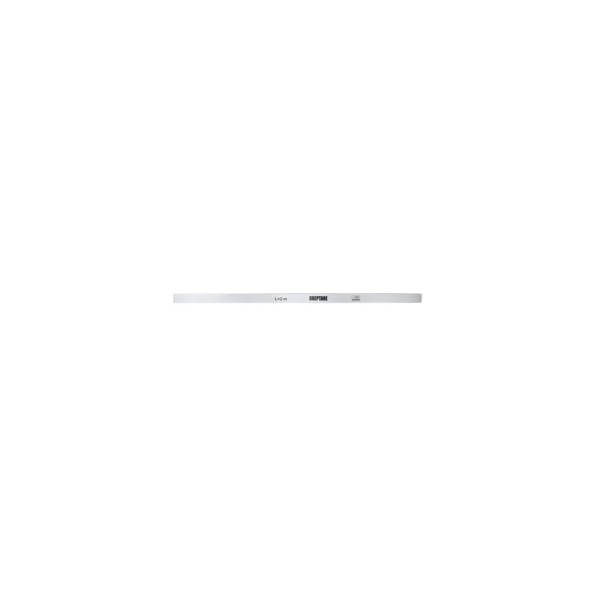Dreptar de dreptare HGT 626035, bară metalică 2 m