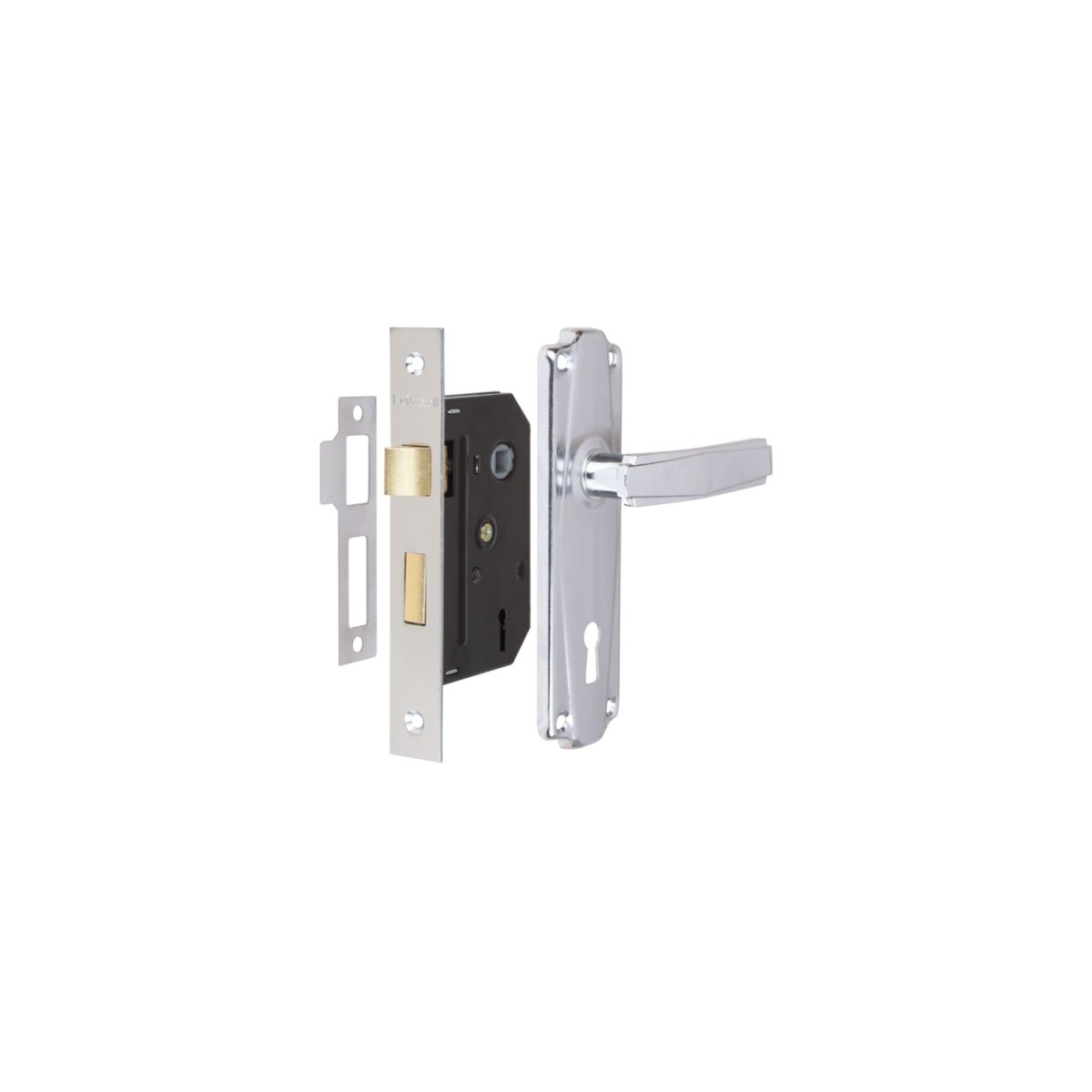 Broască de uș cu silduri Honest HGT642017, finisaj crom