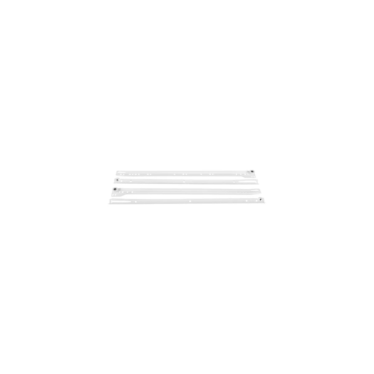 Glisiere sertar Honest HGT660046, set metalic alb