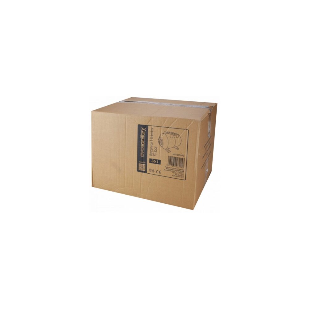 Rezervor hidrofor orizontal evosanitary 50L, 10 bar - imagine 2