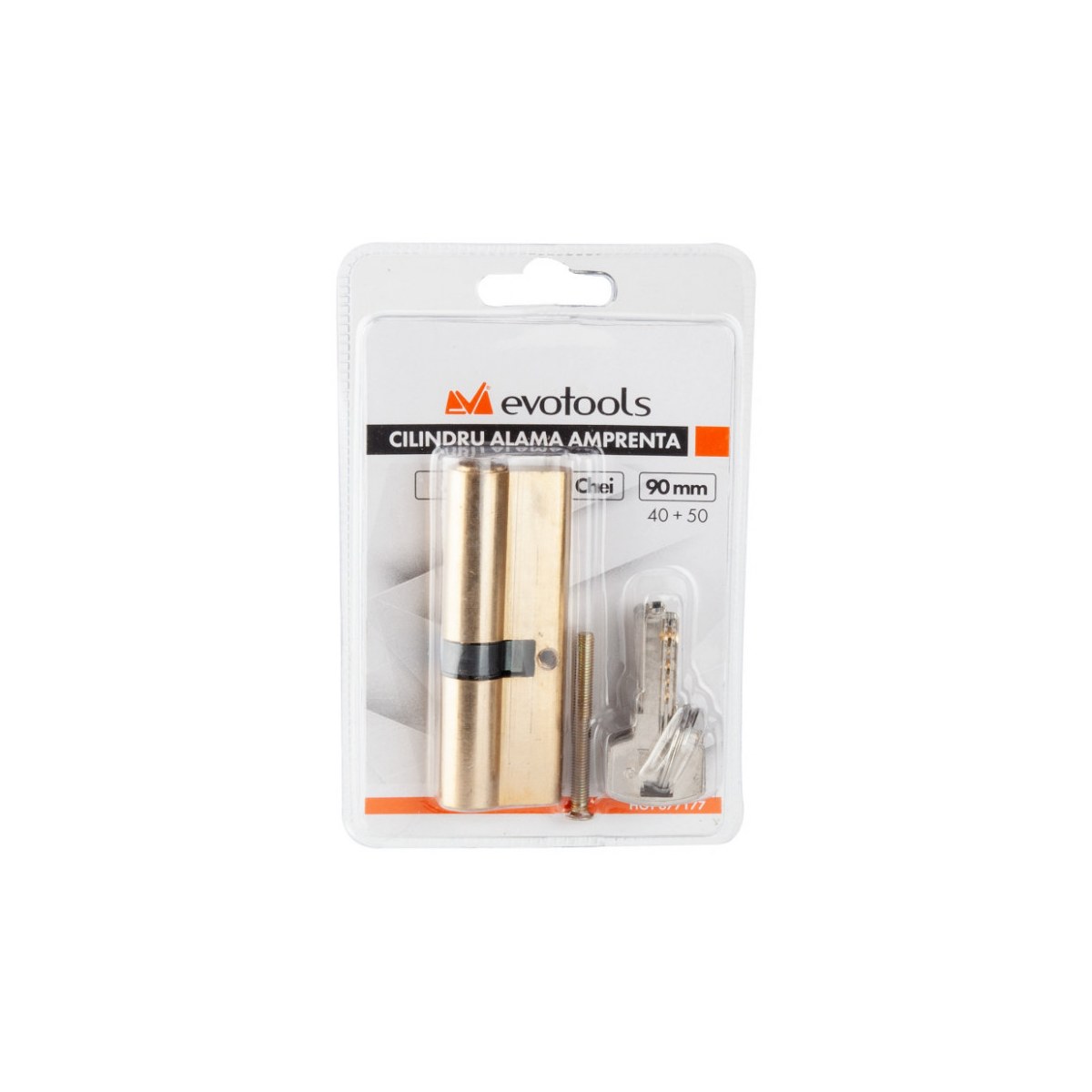 Cilindru de alarmă cu amprentă evotools HGT677171, 90 mm (40+50) - imagine 2