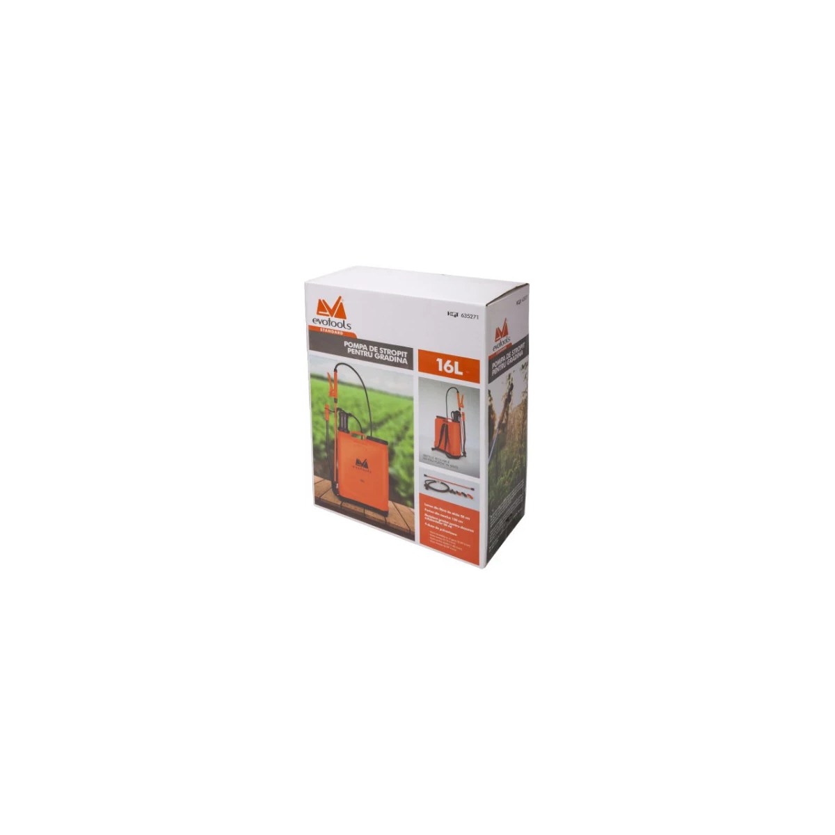 Pompă de stropit manuală evotools 16L pentru grădină - imagine 2