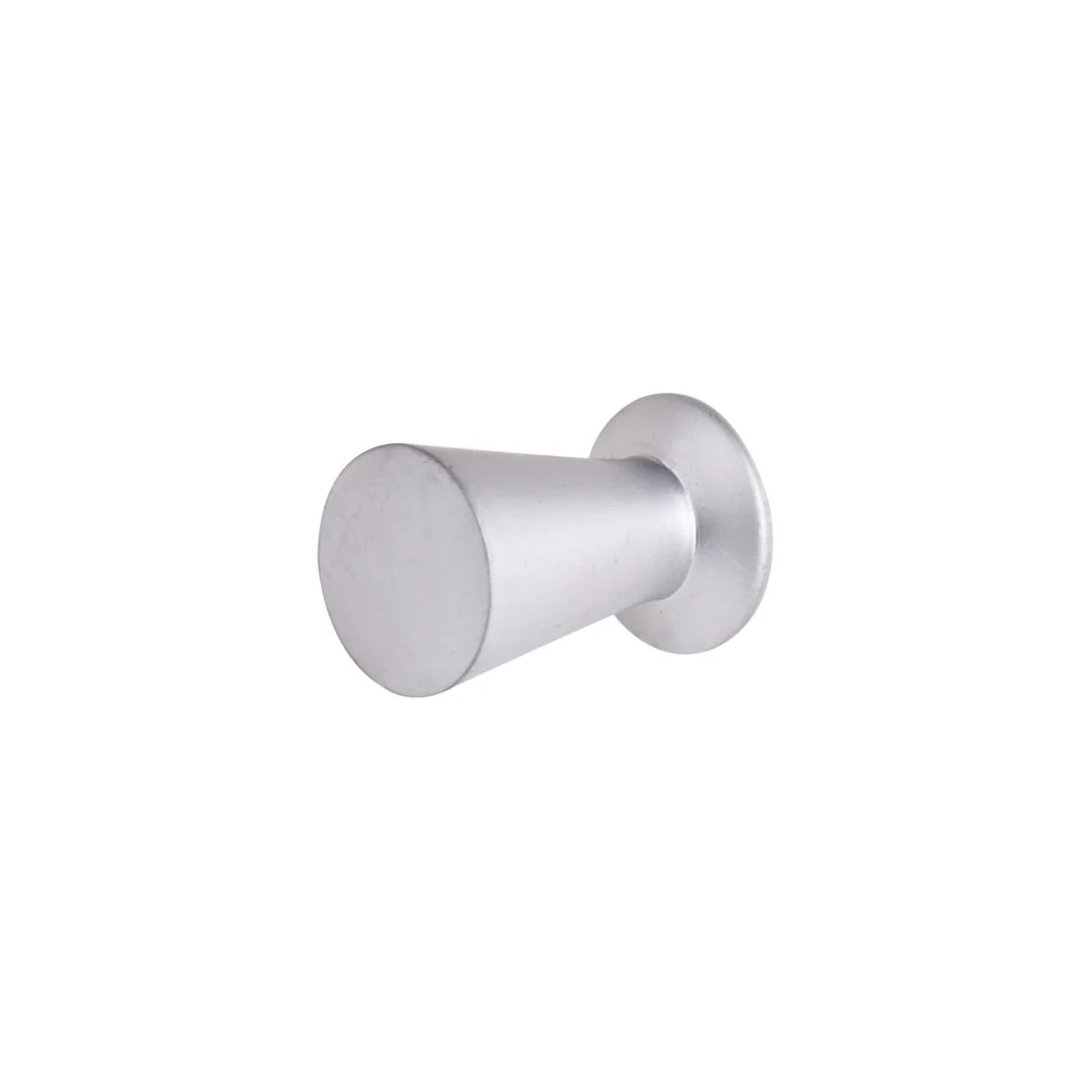 Buton mobilier metalic HGT677505, formă conică, finisaj argintiu