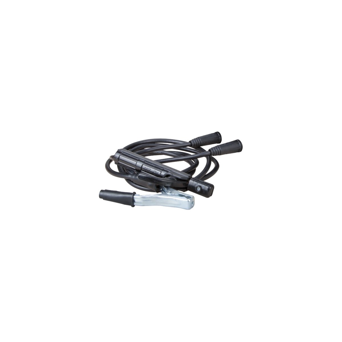 Cablu de sudură cu cleme de masă și suport electrod 100-200 - imagine 1