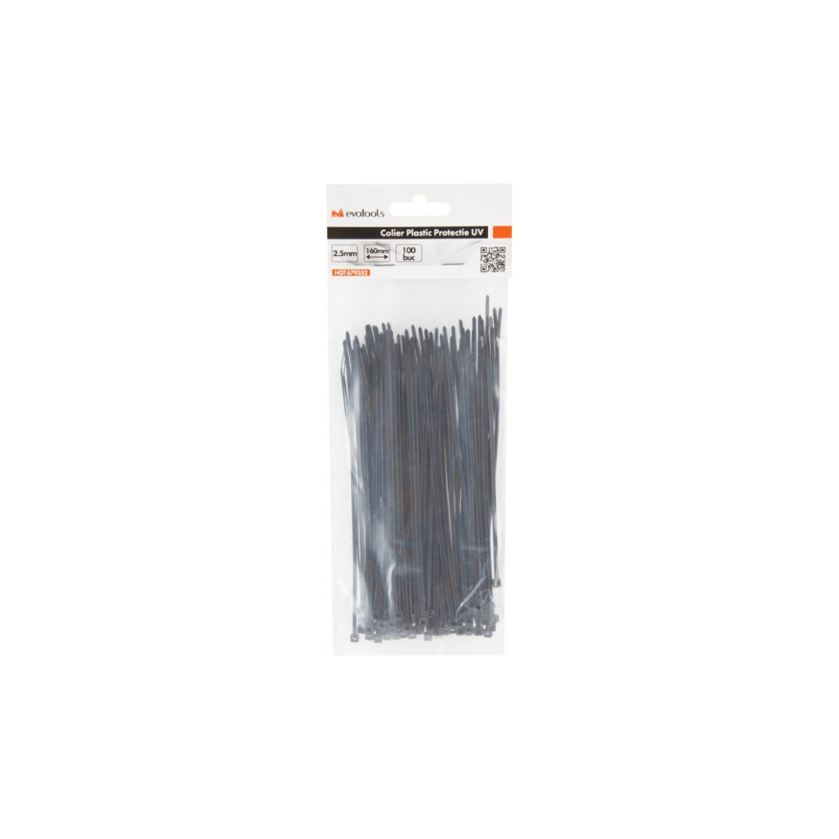 Colier plastic protecție UV 2.5 x 160 mm - 100 buc - evotools - imagine 2