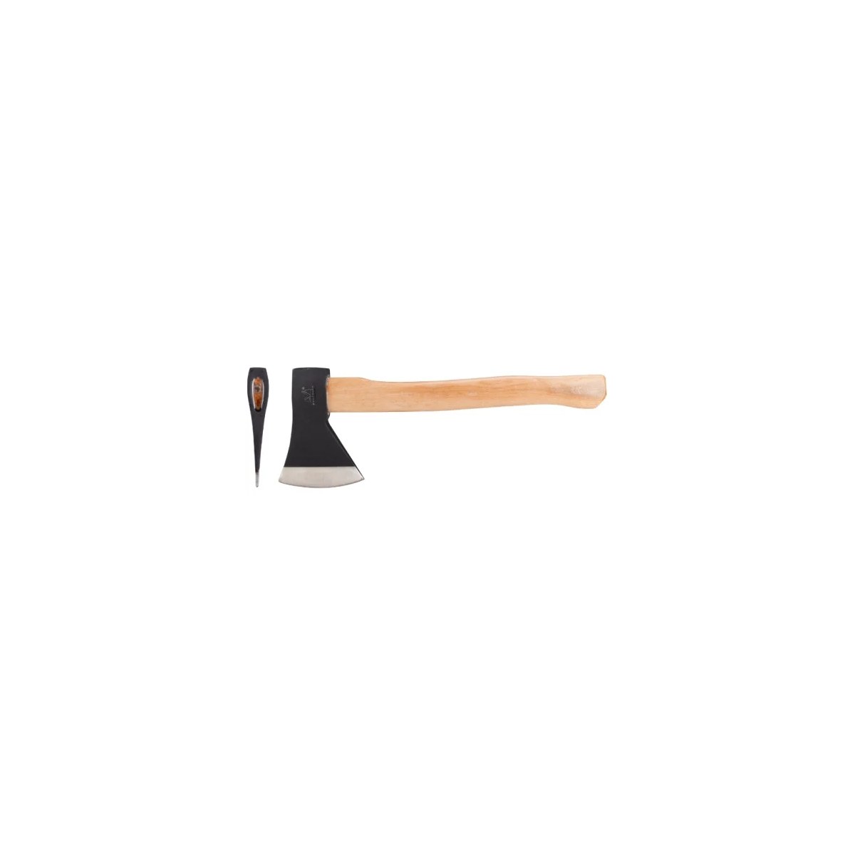 Topor de mână 0,5 kg cu maner de lemn - imagine 1