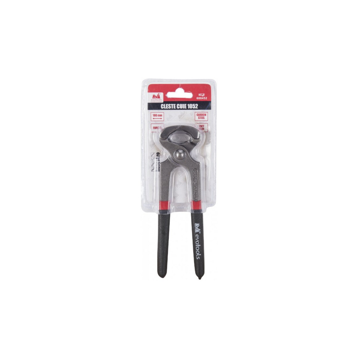 Clește cuie evotools 1052, 180 mm, oțel carbon - imagine 2