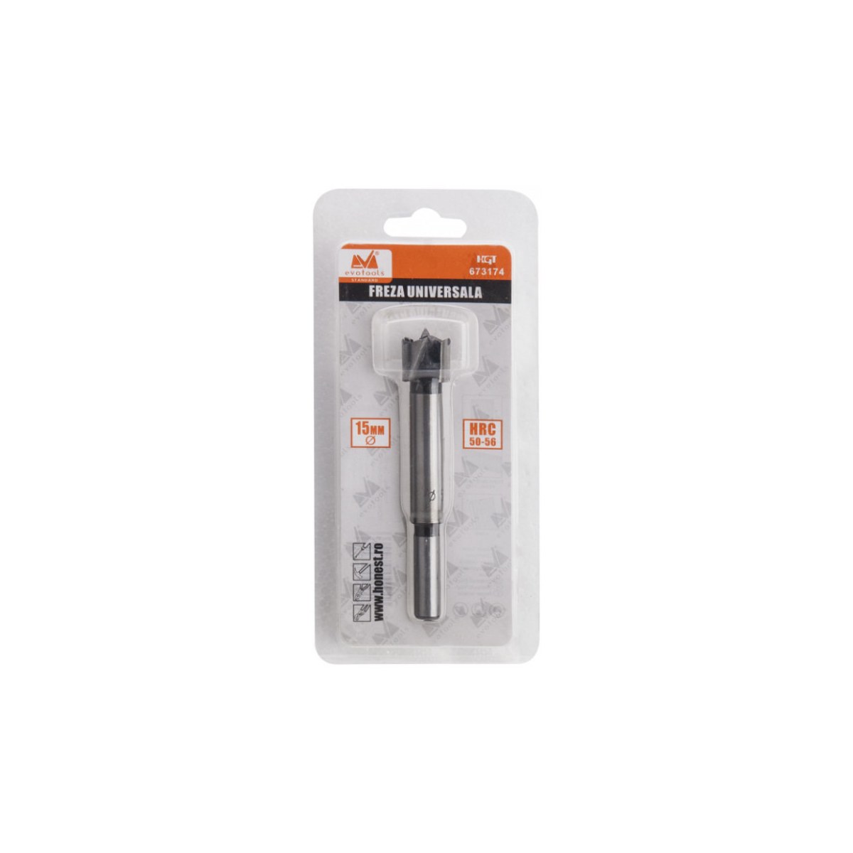 Freză universală evotools 15mm HRC 50-56 cod HGT 673174 - imagine 2