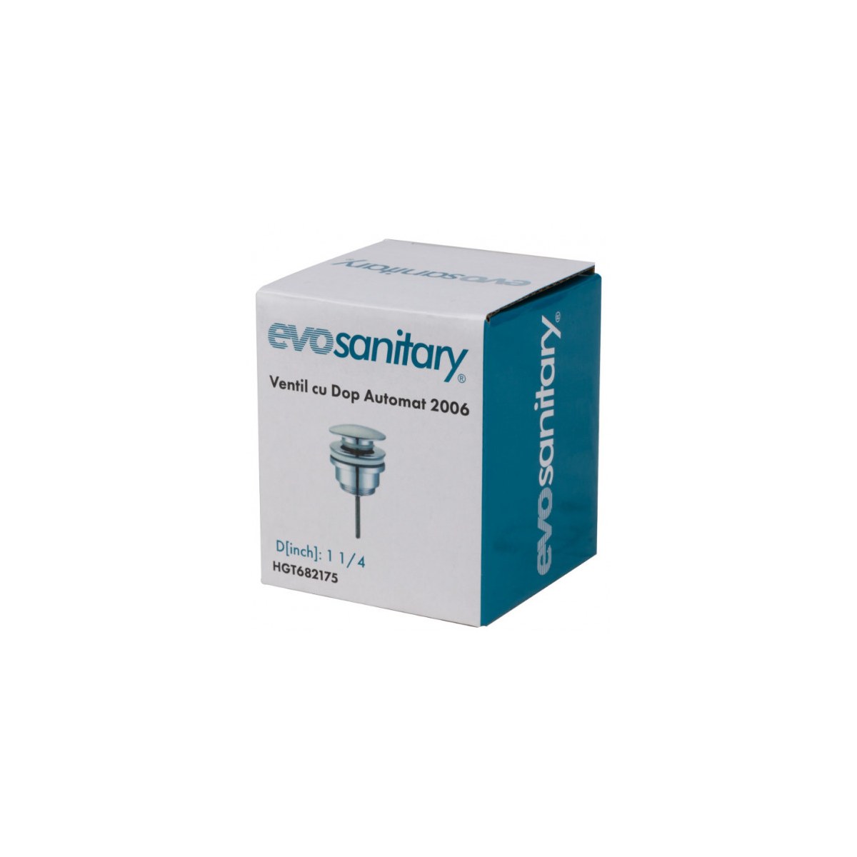 Ventil cu Dop Automat pentru Lavoar Evosanitary 2006, 1 1/4 inch - imagine 2
