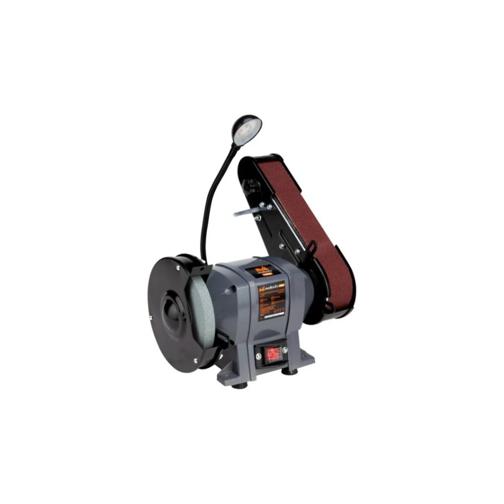 Polizor electric de banc cu bandă Evotools HGT682727 250W - imagine 2