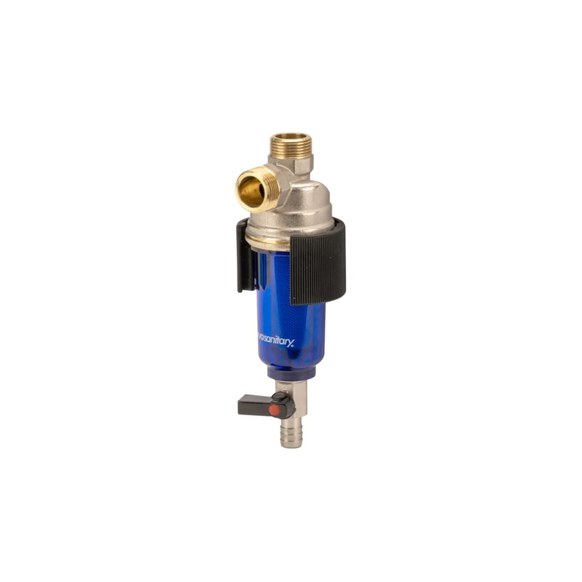 Filtru antimagnetic cu vas transparent, sita inox si purjare, evosanitary HGT683208, 3/4" FE - imagine 1