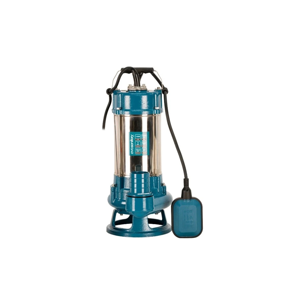 Pompă submersibilă cu tocător Evosanitary SP1100, 1100W, ieșire 1"