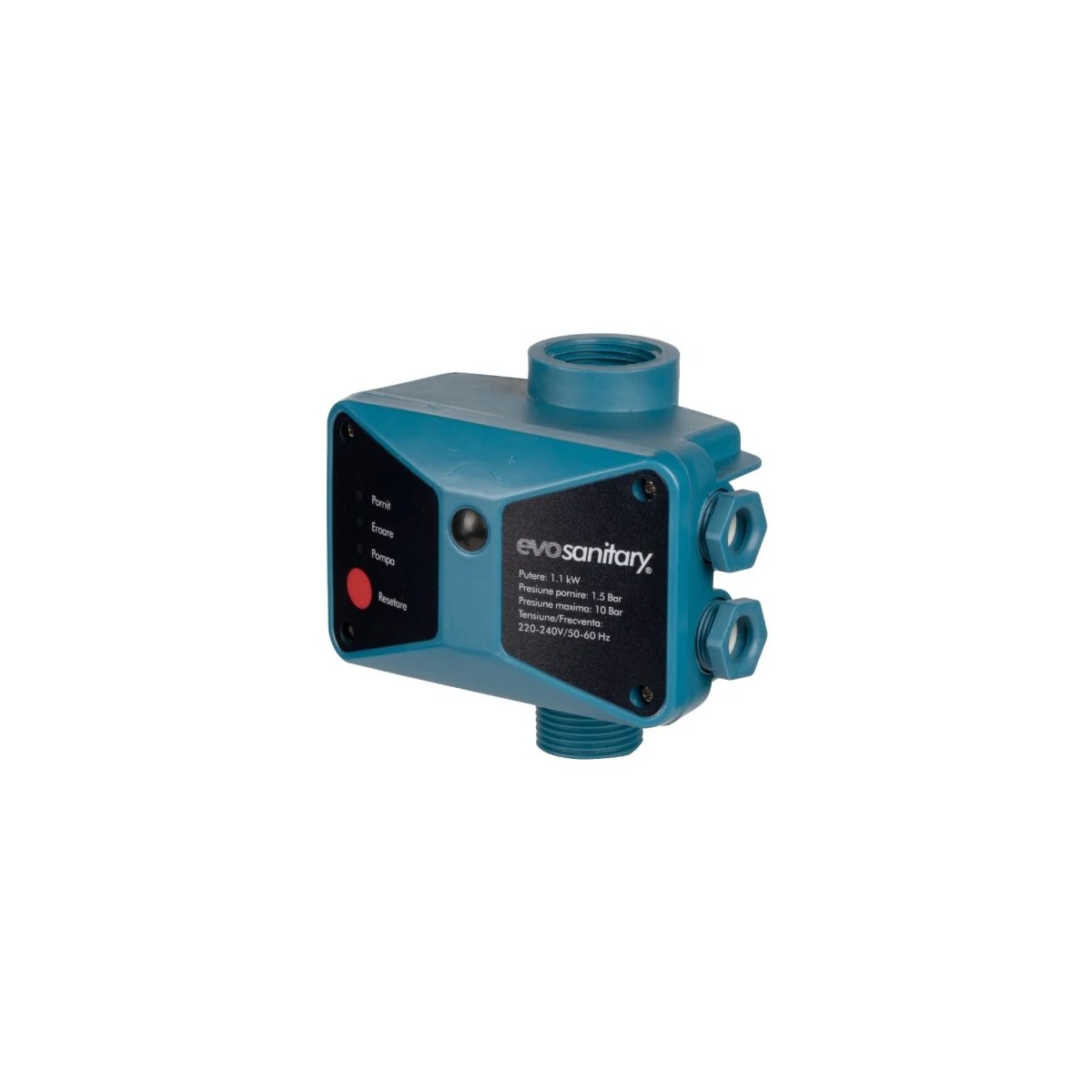 Presostat electronic evosanitary HGT683398, 1.1 kW, 10 Bar - imagine 1