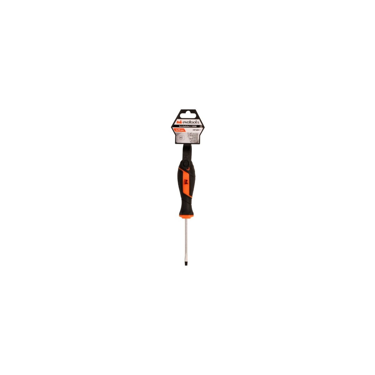 Șurubelniță plată evotools HGT683512 4x75mm - imagine 2