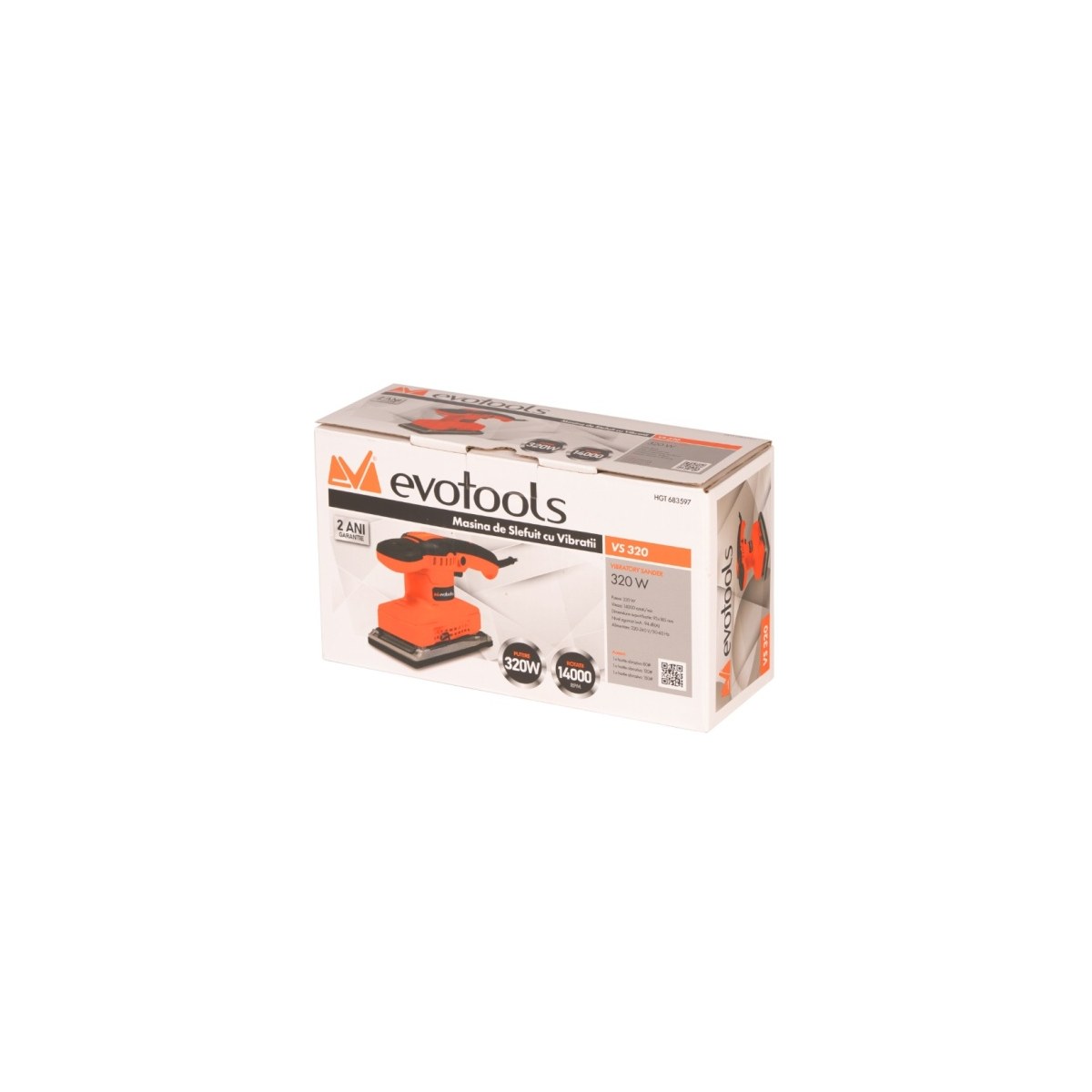Mașină de slefuit cu vibrații evotools VS 320, 320 W - imagine 4