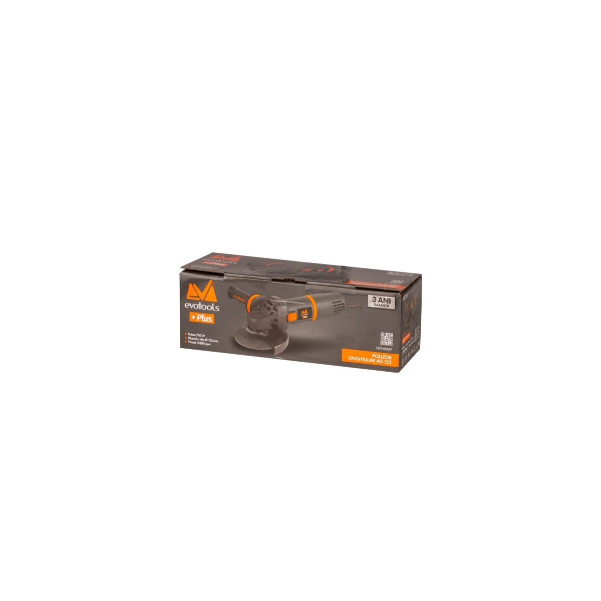Polizor unghiular evotools AG 125, 720 W, disc 125 mm - imagine 4