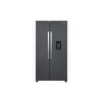 Frigider Side by Side Heinner HSBS-HM529NFINVDGWD, 529 L, Clasa E, Gri