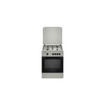Aragaz Heinner HFSC-K6060SL, 4 arzătoare, capac sticlă, gri