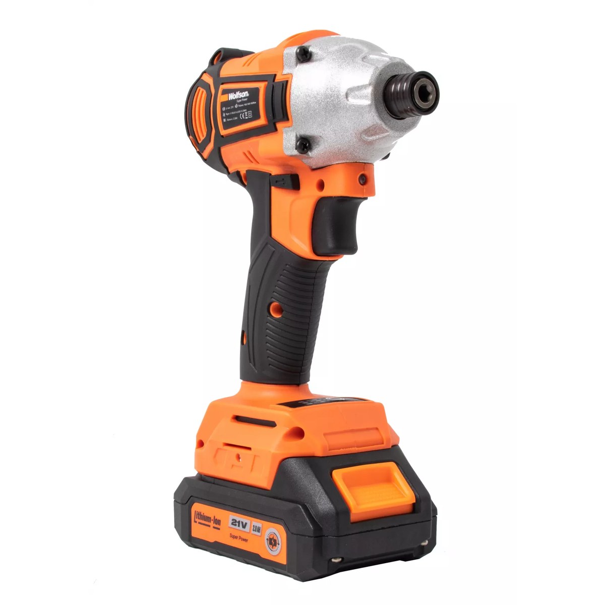 Mașină de înșurubat cu acumulator Wolfson WFS053, 21V, 2.0Ah, cuplu 150 N·m