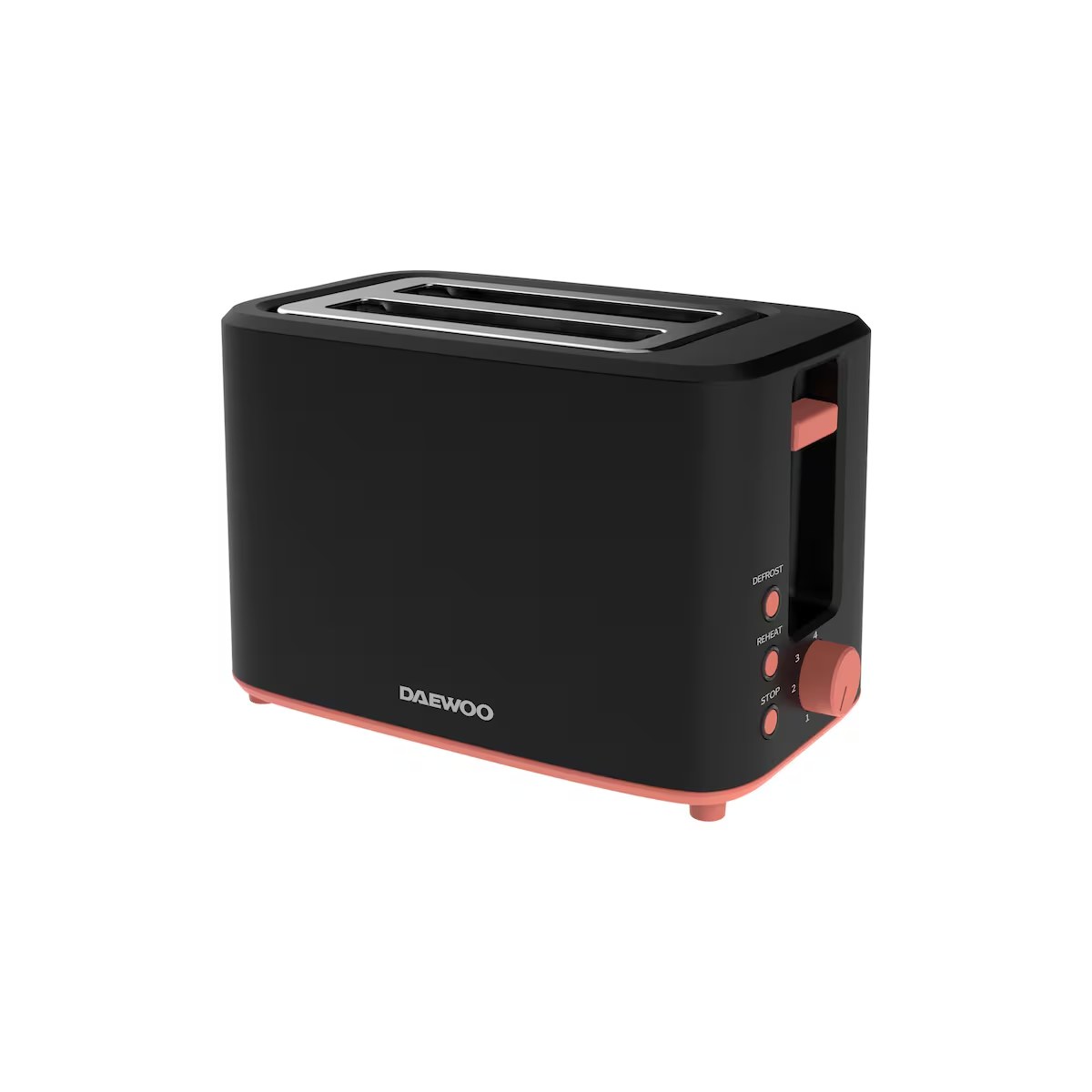 Prăjitor de pâine Daewoo DBT70B, 2 fente, funcții defrost și reheat - imagine 1