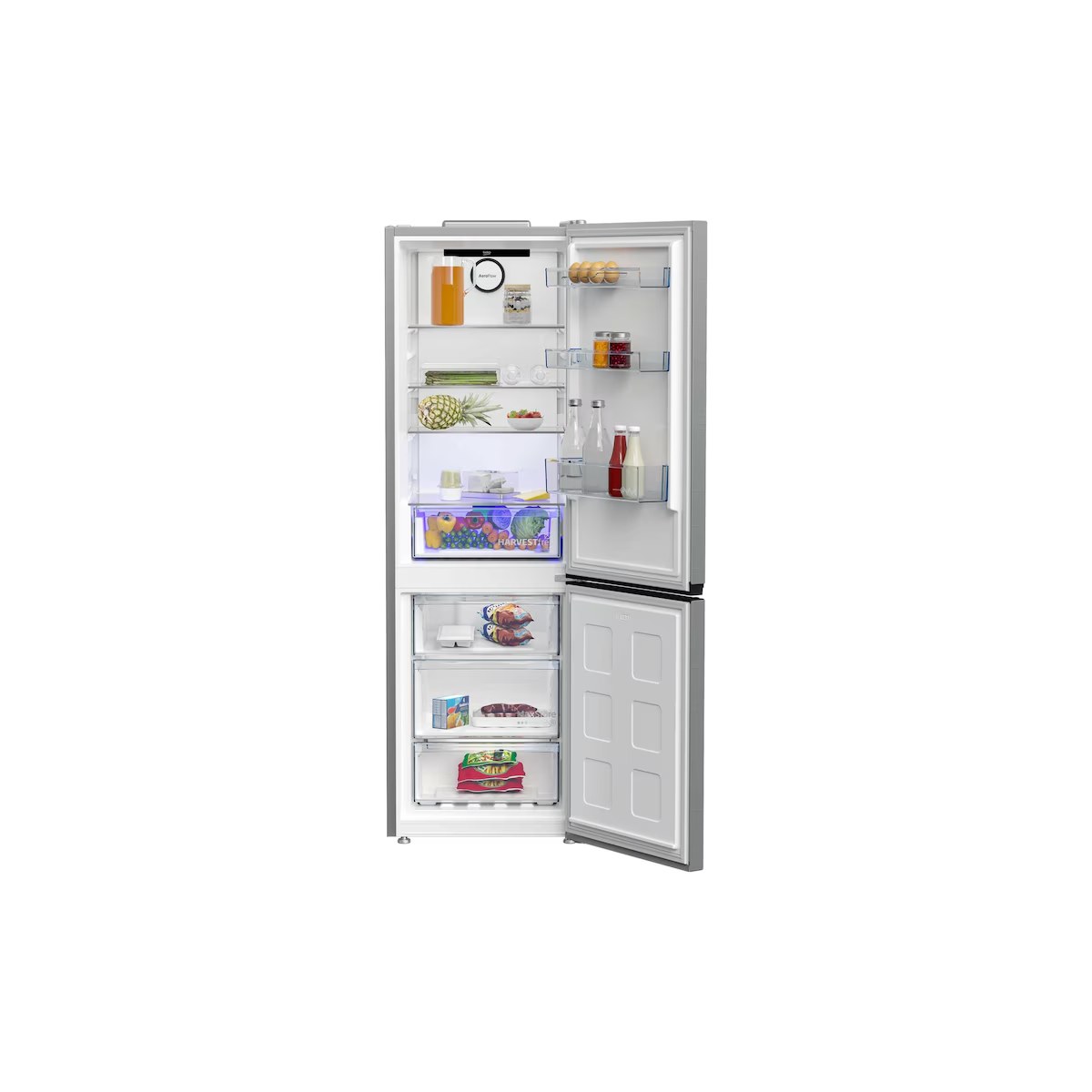 Combina frigorifică Beko B5RCNA366HXB1, inox, 210 L + 106 L, clasa energetică C - imagine 2